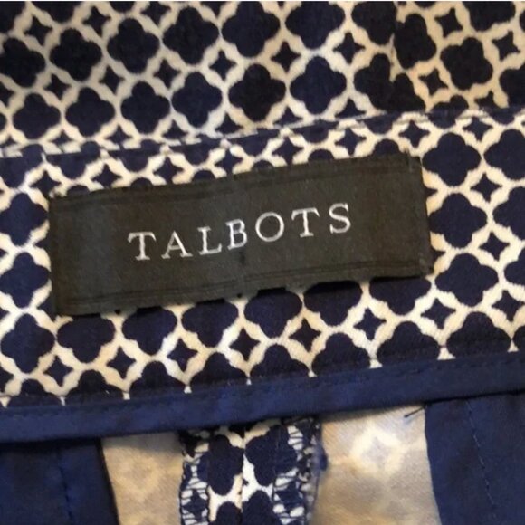 Talbots Chatham Ankle Pants - Geo Print size 6 - Picture 12 of 15